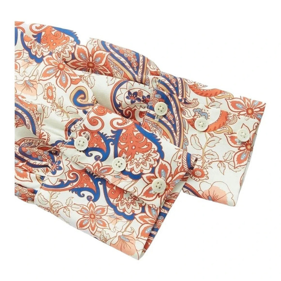 MOTF PREMIUM PAISLEY PRINT SHIRT DRESS - Picture 5 of 13